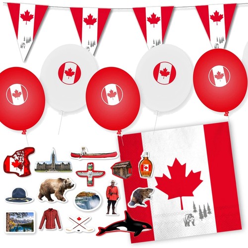 Set festa canada - set, pezzi