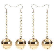  2 Pairs Orecchini Palla Da