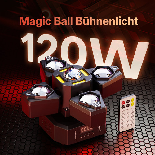 Uking 120w rgbw testa mobile - 120w, 4