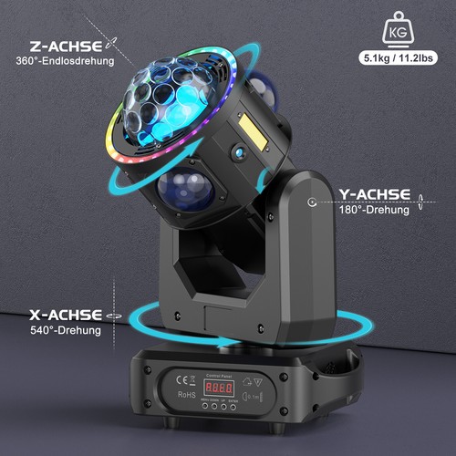 Fascio laser led 180 rgbw - laser,