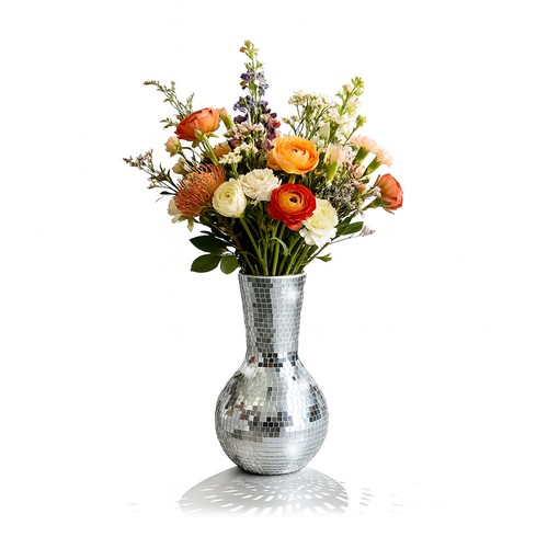 Vaso mosaico specchiato - , da