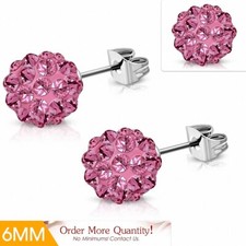 6mm Orecchini Acciaio